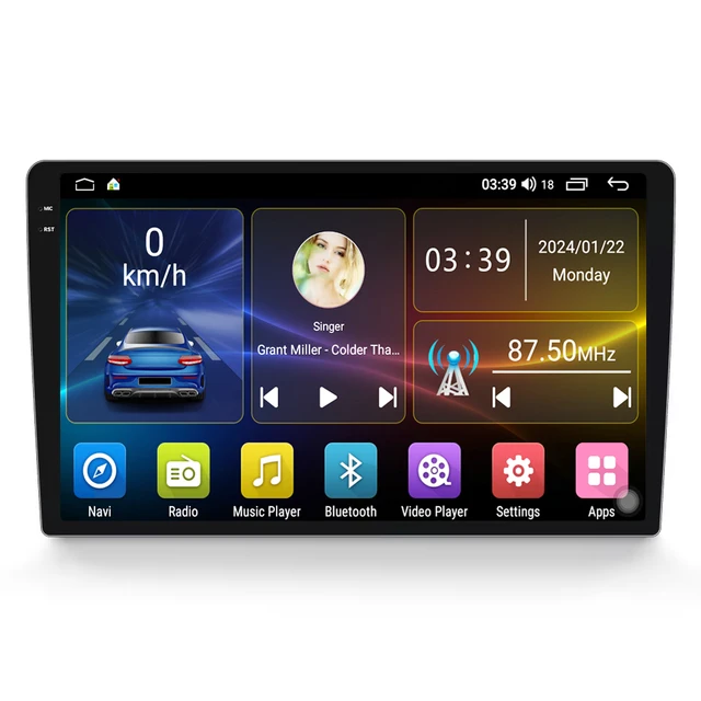 9 Inch Android Car Radio Video Player 360 Camera Carplay Auto Android 12 Stereo GPS DSP 4G LTE WIFI QLED Screen Car Headunit