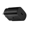 Cargador negro de 25w.