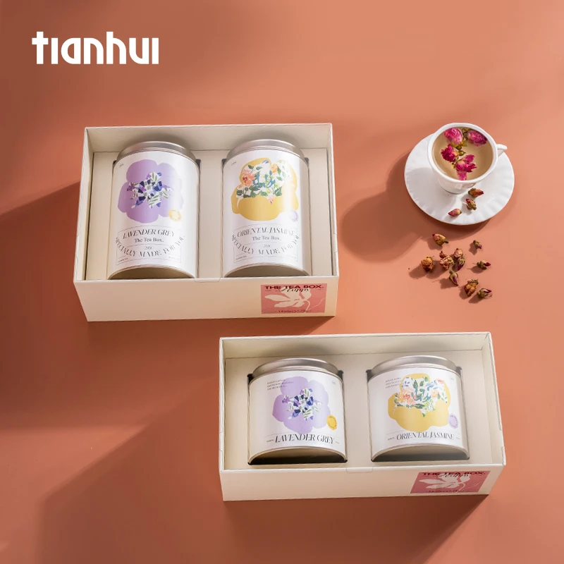 Tianhui – boîte composite en Tube de papier hermétique, récipient hermétique, coffret cadeau de thé parfumé, cadeau de fête des mères