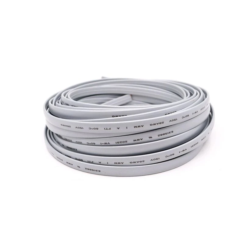 U L 20251 Telephone Flat Cable 2 4 Core 6 8 10 Core F Cable Rj11 Rj12