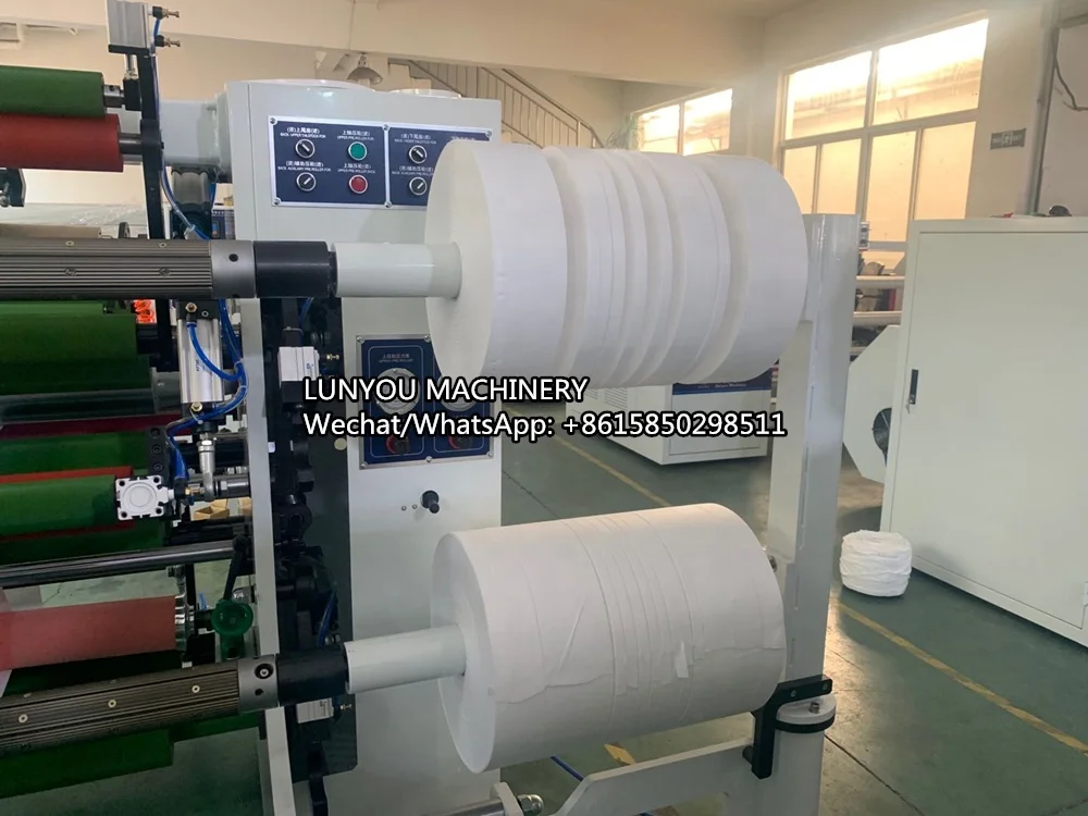 Automatic High Speed Jumbo Roll Slitting Rewinding Bopp Plastic Film Slitting Machine