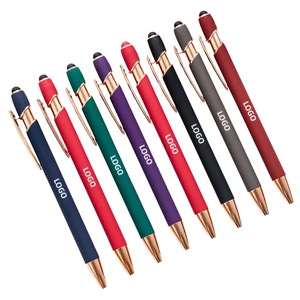 P5009 Custom Ballpoint Pen Sell Well 2-in-1 Metal Aluminum Touch Screen Promotional Office School Custom Ball Pen