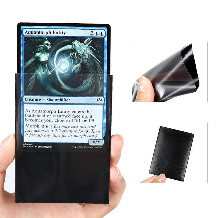 morph card sleeves Heavy Play RFG Deck Box 100 Double Sleeved Druid Green