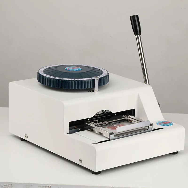Manual Dog Tag Embossing Machine Manufacturer 52D Stainless Tag Making Machine Dog Metal Tag Machine