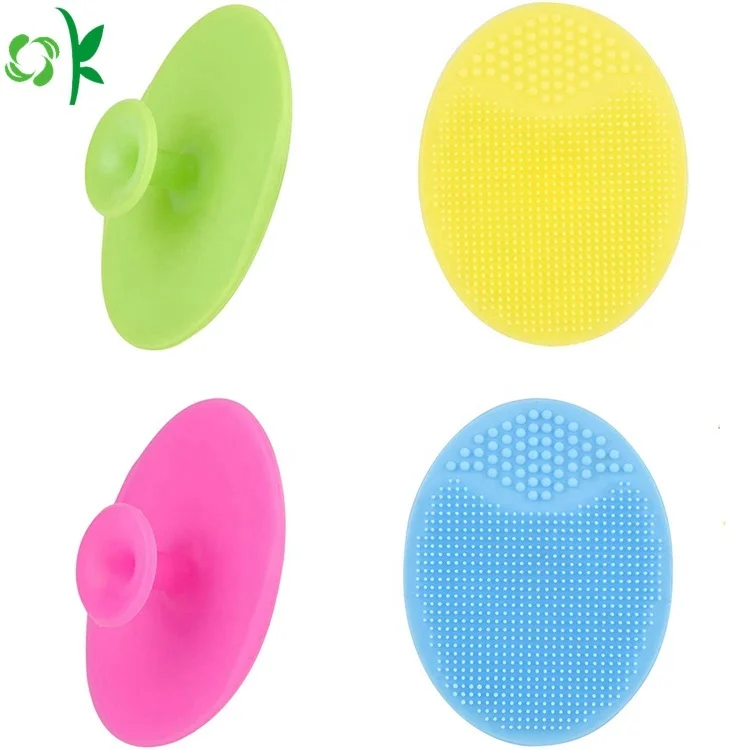 
 OKSILICONE Мягкая силиконовая Очищающая щетка для лица, губка для мытья, удаление черных точек, отшелушивающий скраб, очищающая щетка для лица  