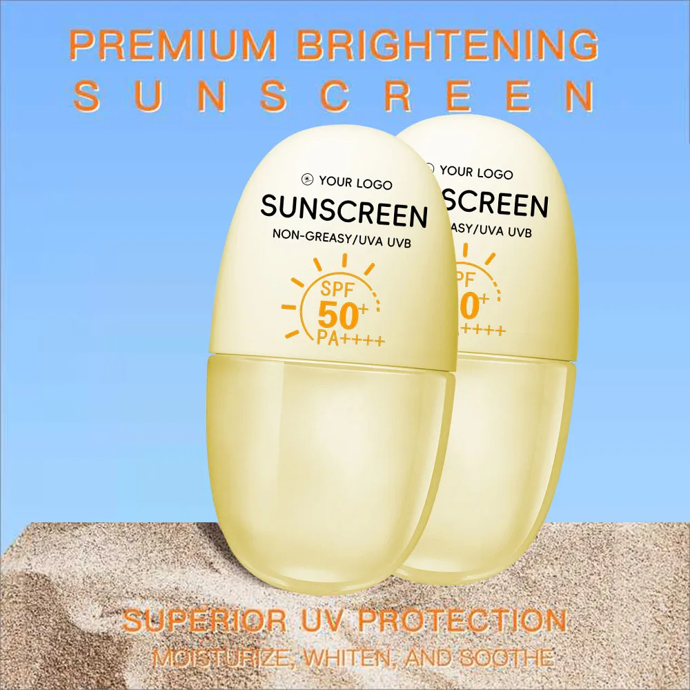 Natural Vegan Sunscreen Lotion Sunblock Spf 50 Safe Glow Moisturizing Waterproof UV Face Sunscreen Cream for Black Skin