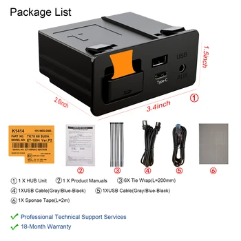 Mazda Apple Carplay and Android Auto USB Retrofit Kit