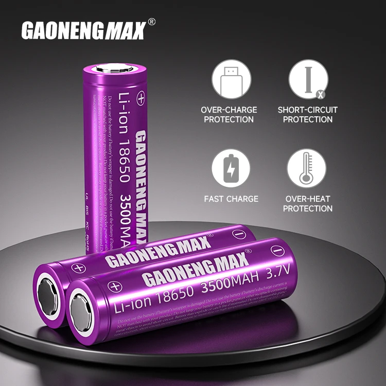 High Capacity 3500mah 10C 20C 18650 3.7v Battery 3500mah 3.7v Lithium Ion  Cylindrical Battery