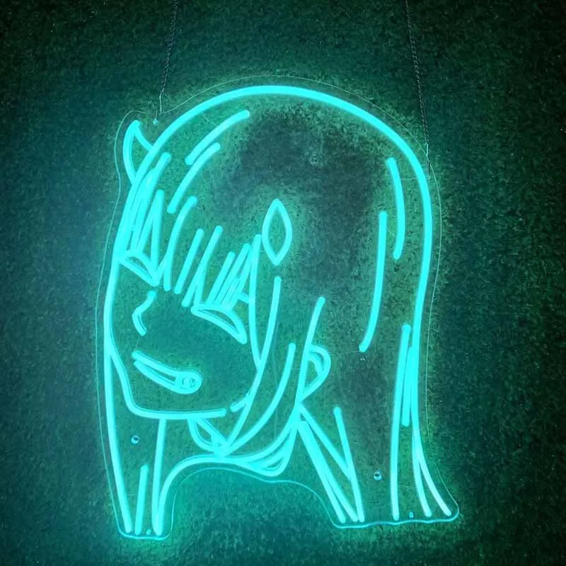 Anime Peace Girl LED Neon Sign - Neon Mfg.