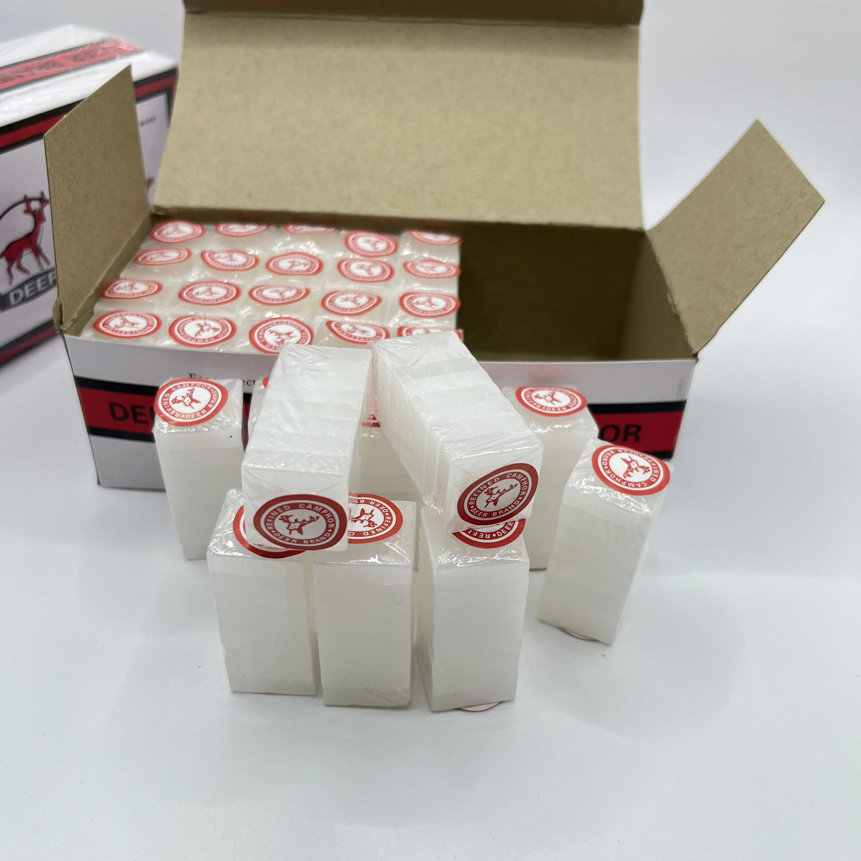 Refined Camphor Blocks Good Quality Selling Alcanfor Camphor Tablet Camphor Balls in Box
