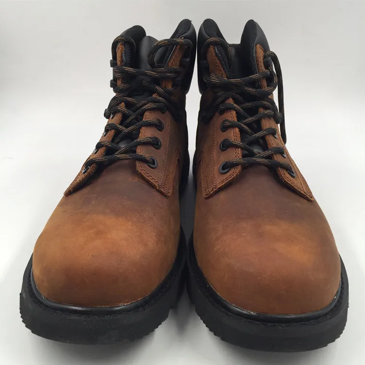 Dsw Brand Genuine Leather Men Working Safety Shoes Composite Toe Hiking ...