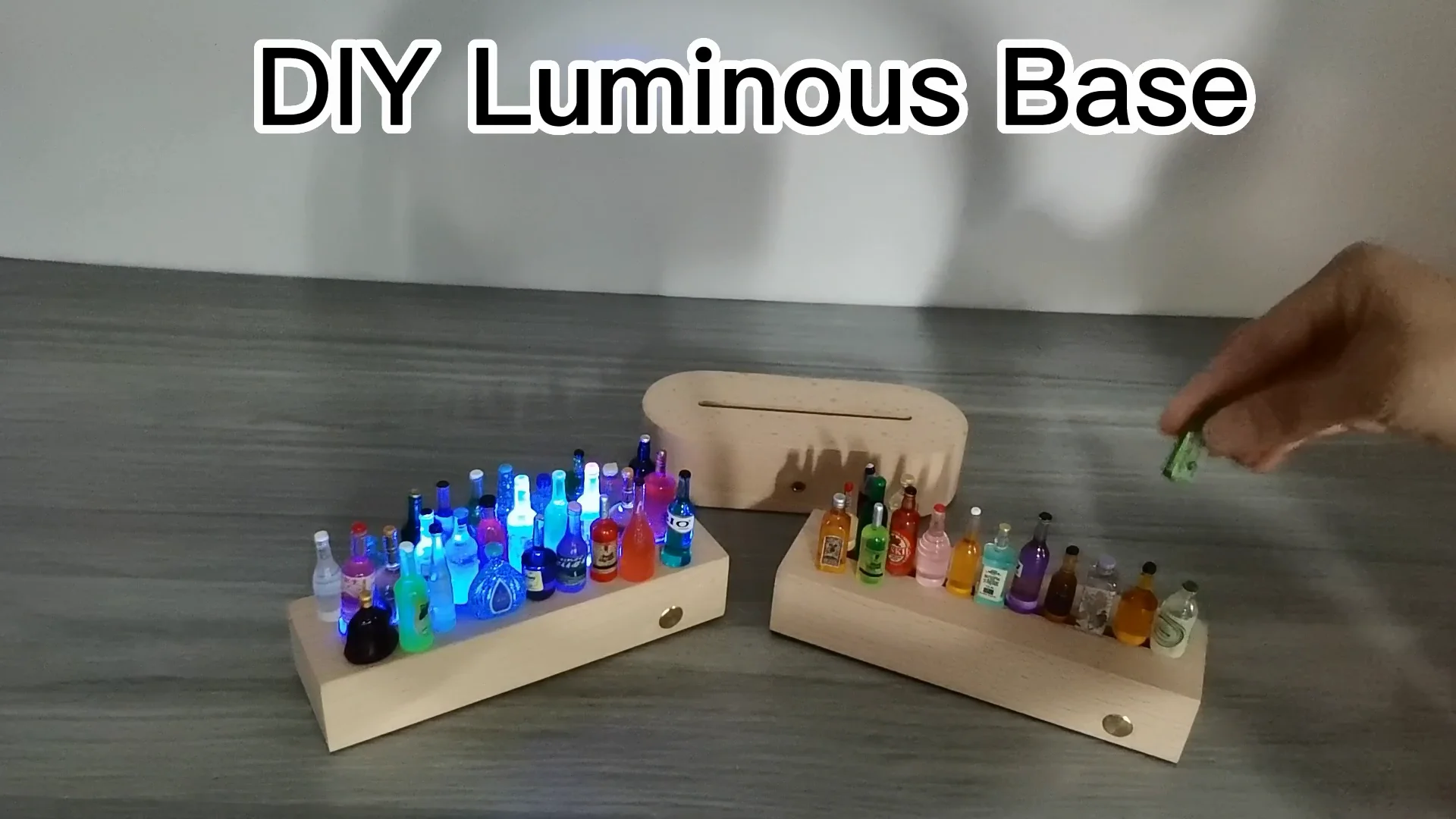 Acrylic 3d Small Night Light Base Wholesale Creative Diy Night Light