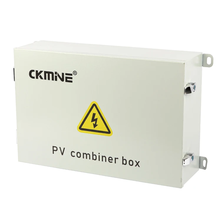 CKMINE Outdoor Solar PV Combiner Box  1000V DC 6 String Array In 1 Out IP65 Waterproof 100A Circuit Breaker for Power System