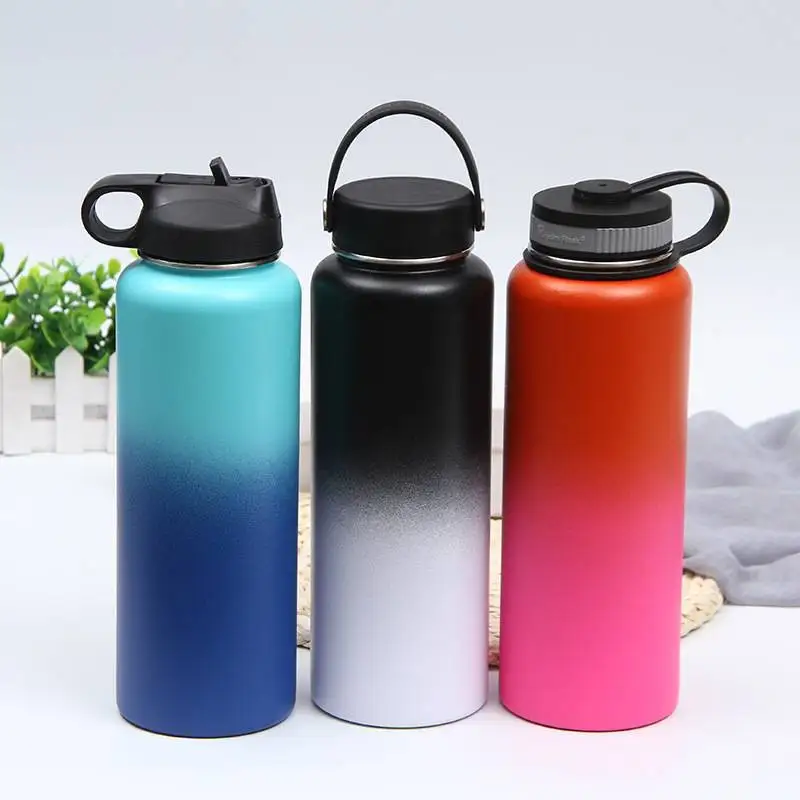 Termos Water Thermo Hydroflask Wide Mouth Water Bottle With Straw 32 Oz ...