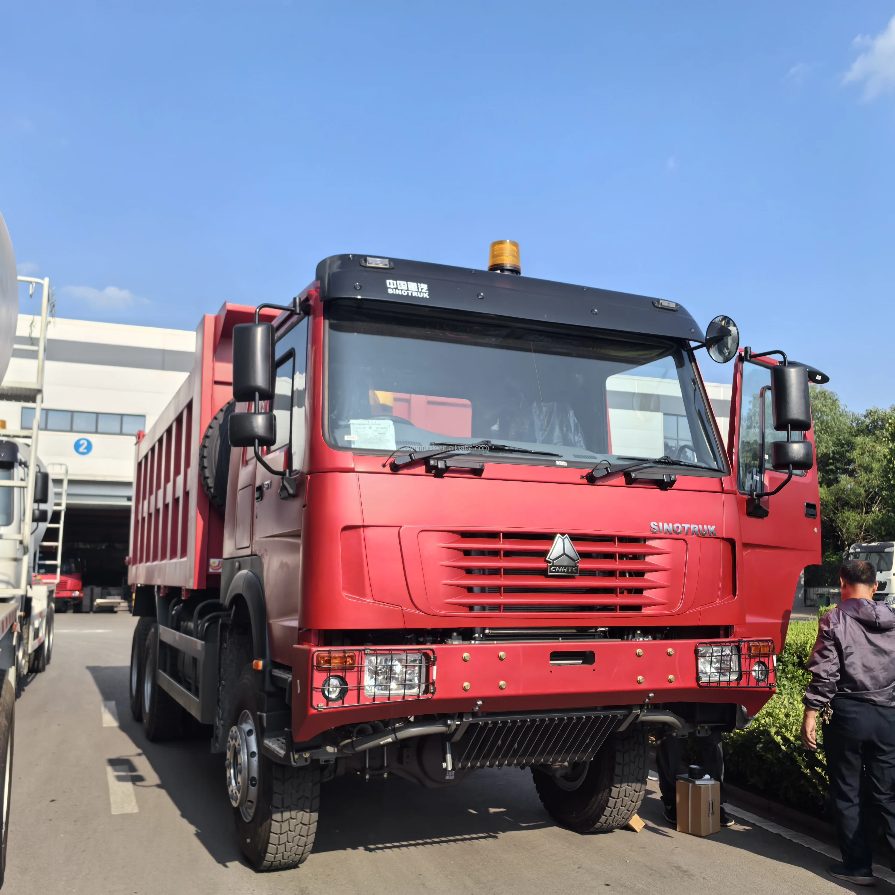 High-capacity Howo 6*6 Rear Camera Equipped Bauxite Transport Dump Truck in Stock for Cameroon Market