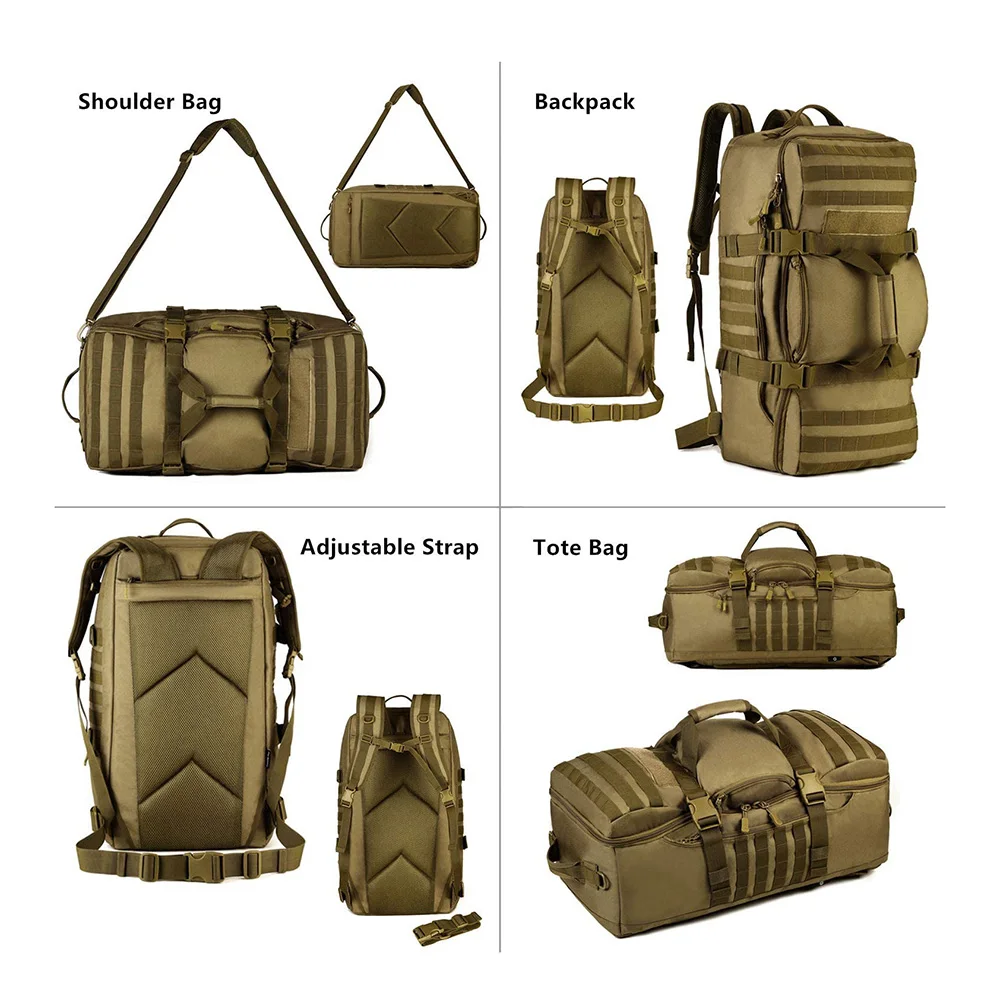 Oleaderbag Assault Multifunctional Travel Bag Camping Backpack Outdoor Luggage Training Assault Bag