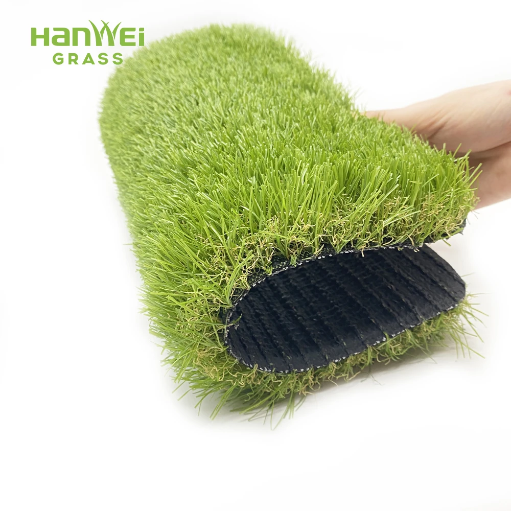 China Direct Manufacturer Customized Natural 4mArtificial Green Grass Yarn Rug