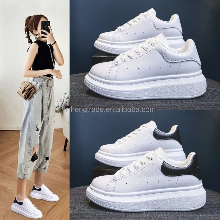 Cheap Price Woman Stock Shoes Quality Luxury Brand Alexender Thick Sole  Original Alexandee Shoes Alexander-mcqueen Sneakers - Buy Can Be Customized  New High-quality Original Alexander-mcqueen Brand Thick Soles Height Trend  Versatile Alexander-mcqueen