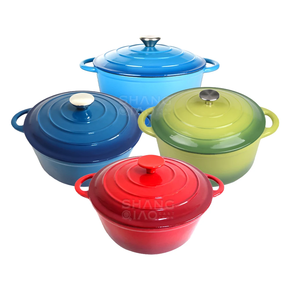 Alibaba.com: Custom Logo Round Cookware Set, Enamel Casserole, Cast ...