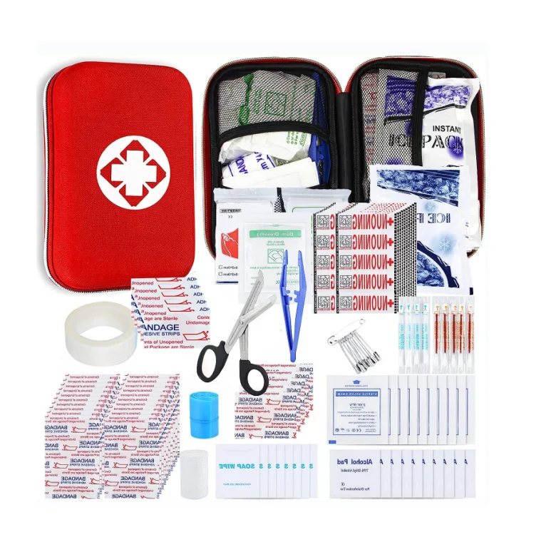 273Piece Camping Equipment Small Waterproof Car First Aid Kit Emergency Kit for Camping Hiking Home Travel