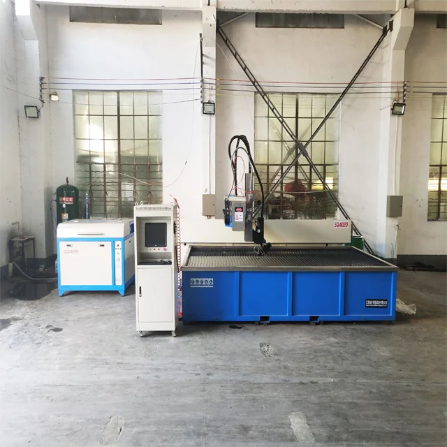 Strong Cast Iron Metal Jet Cutter Jet Cutter Water Jetting Glass Cutting Machine