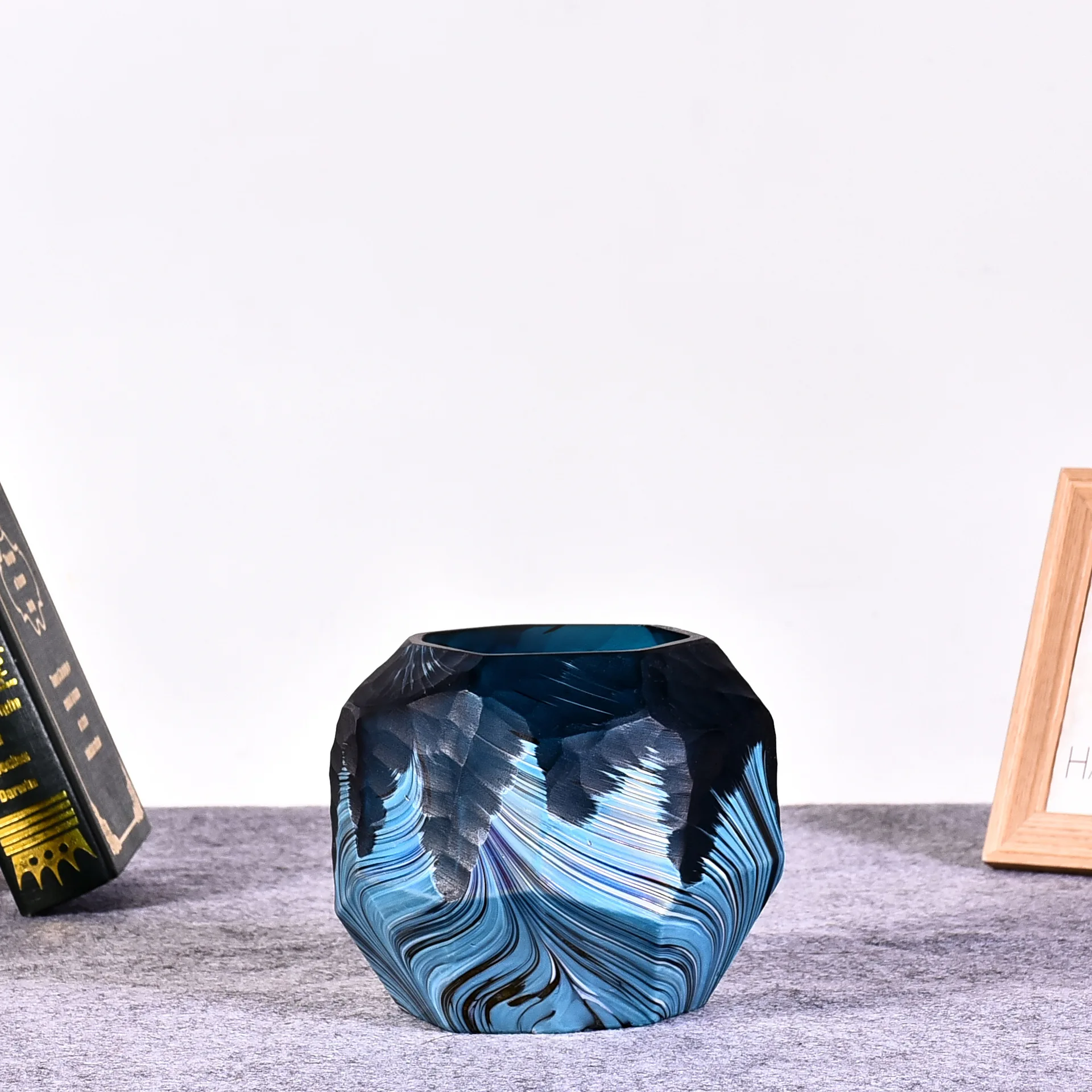 Creative Mini Grinding Glass Flower Arrangement Glass Vases,Modern