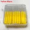 80ชิ้น0.8มม.สีเหลืองFX