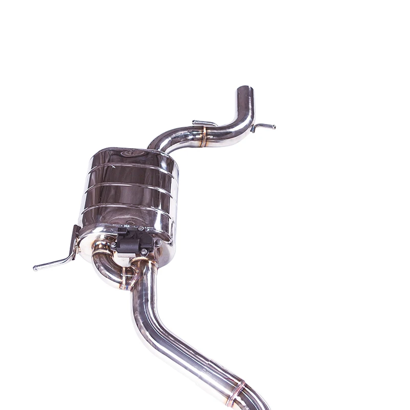 Personalized Sound Modification Polished VW GOLF 6 GTI 2.0T Stainless Steel CATBACK Exhaust System WIth Carbon Fiber Tips