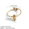 Gold color ring 4