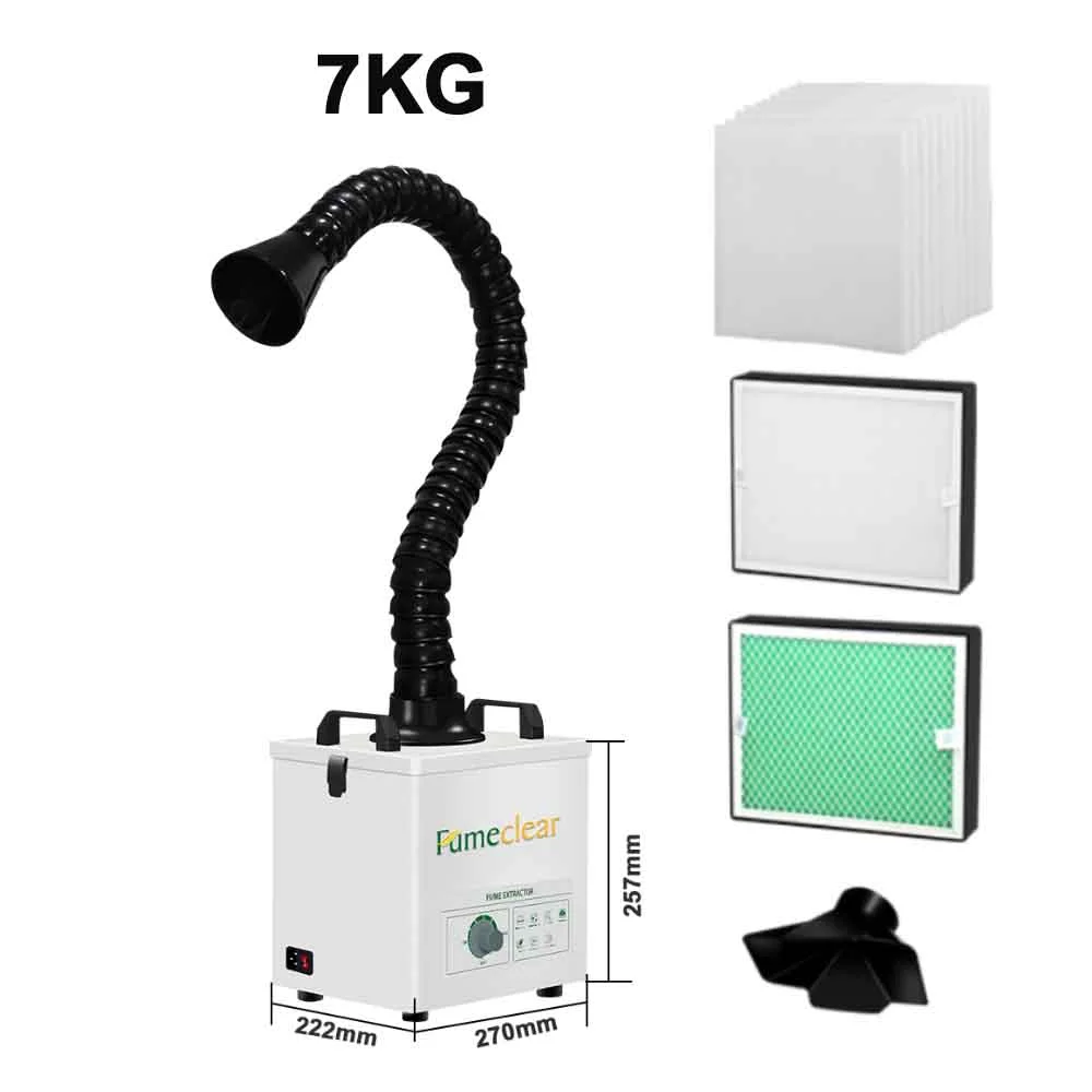 New Arrival Mini Powerful Fume Extractor(fc100a) Buy Desktop Fume