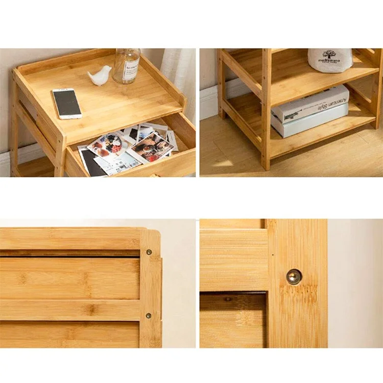 Бамбуковые удобные многофункциональные компактные ножки для эспрессо в современном стиле для прикроватного столика, ресторана, кухни