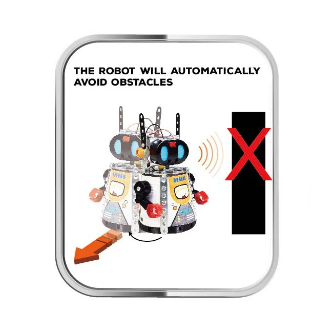 Newest Kids Diy Assemble Construction Metal Robots Set B/o