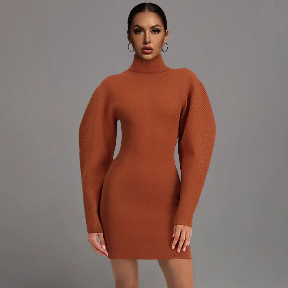 Mini Bandage Dress Party Casual Dress,2022