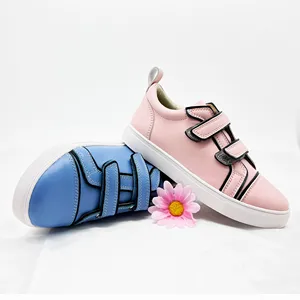 100% Genuine Leather High Quality Material Customized Children Sport Shoes