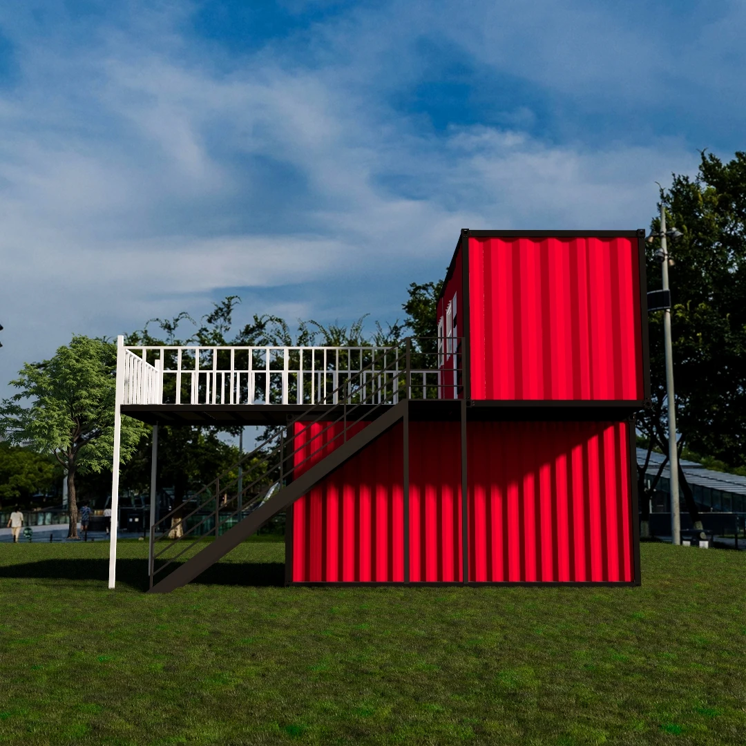 Ll Modern Style Container Villa Portable Container House 2 Story