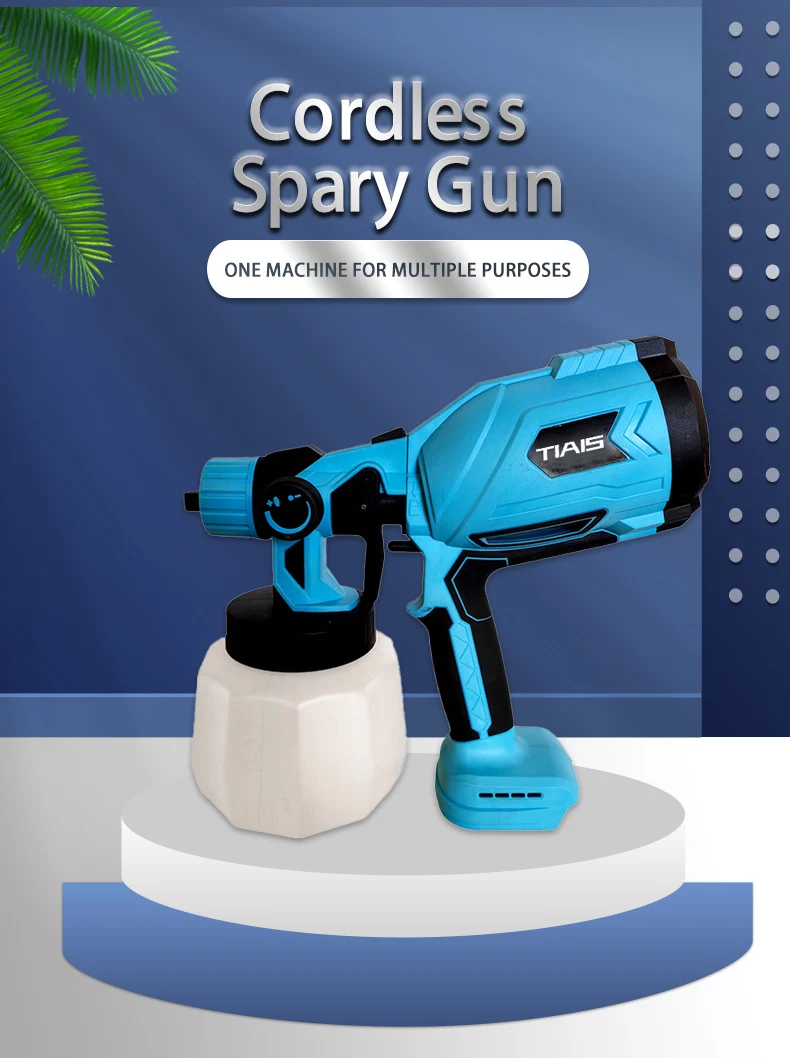 TIAIS T623 China Power Tools Budget-friendly Cordless Spray Gun Practical Paint Spray Gun