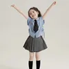 Abito blu (top + culottes)