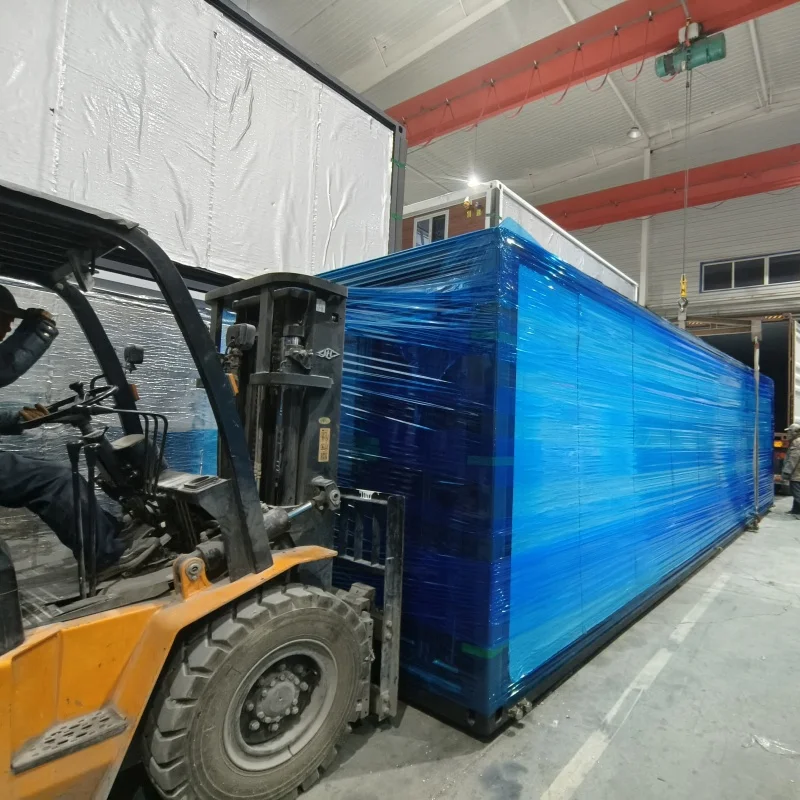 40 ft Mobile Prefab Shipping Container House Steel Material for Living School Home Office Supermarket Use