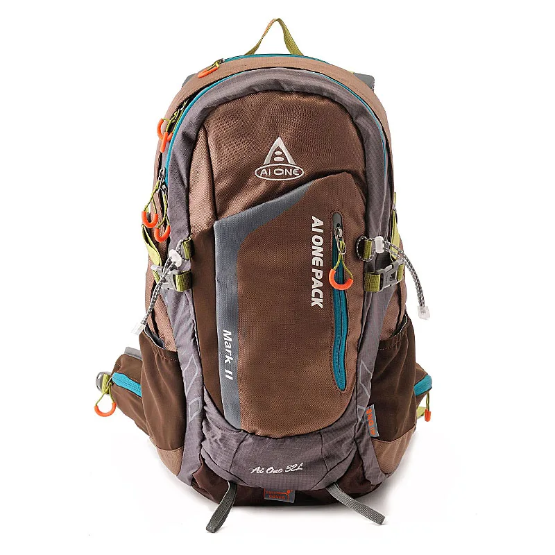 Hiking Backpack Customize Logo  38L Comfortable  Leisure  College Bag for Women and Men Climbing  Sport Backpack