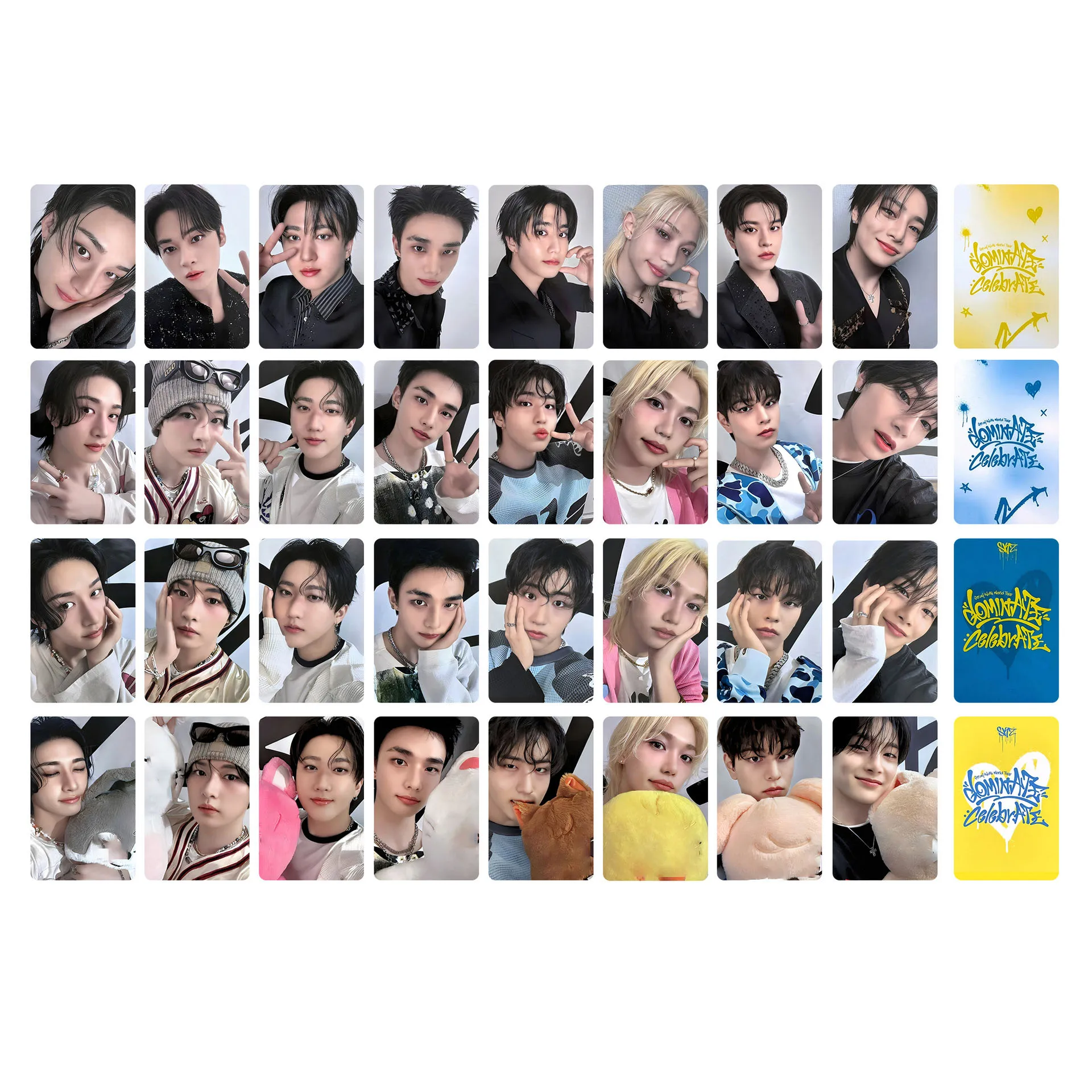 キムミョンス PRISM Fortune photocard コンプリート 8Pcs/Set Kpop Straykids DominATE CelebrATE World Tour Photocard