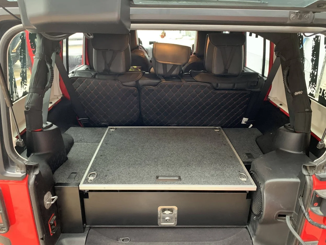 HFTM Factory Car Accessories 2022 Storage Rear Drawer for Land Cruiser toyota Hilux nissan Patrol Y61 Suv Storage Box System