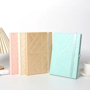 2026 Hot Selling A5 Notebook Colorful PU Leather Cover with Elastic Band Sewing Binding Offset Paper for Promotions