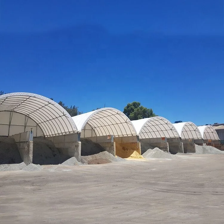 PVC Fabric Round Roof Dome Container Shelter