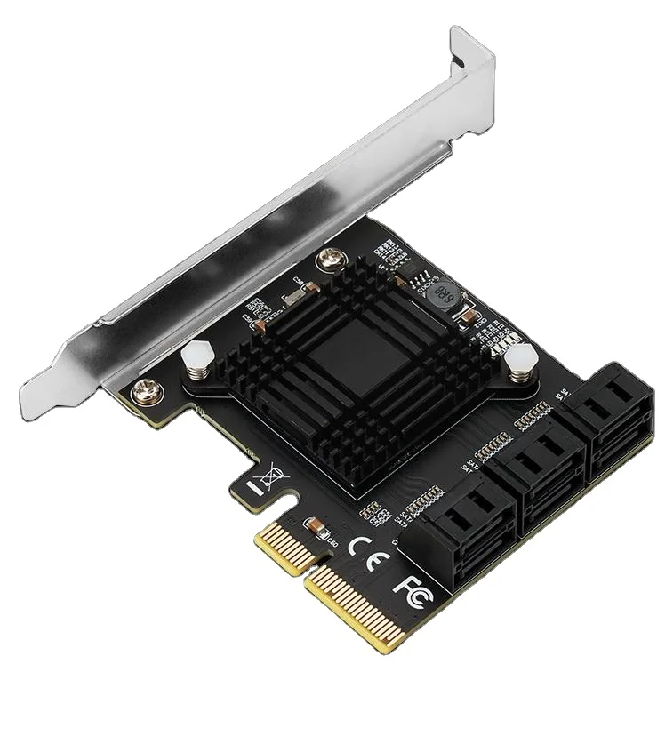 Pcie 2 0 X4 To Sata Iii 6 Ports Adapter Card Marvell Chipset Non Raid Buy Pcie 2 0 X1 To Sata Iii 6 Ports Adapter Card Sata 6gb S Pci Express Card Pcie To Sata
