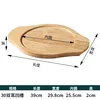 Ovale-30 cm de large-cercle intérieur 255 cm-bois de chêne