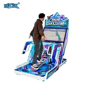 2026 New Arcade Ski Simulator Snow Storm Coin Operated Ticket Redemption Video Game Machine