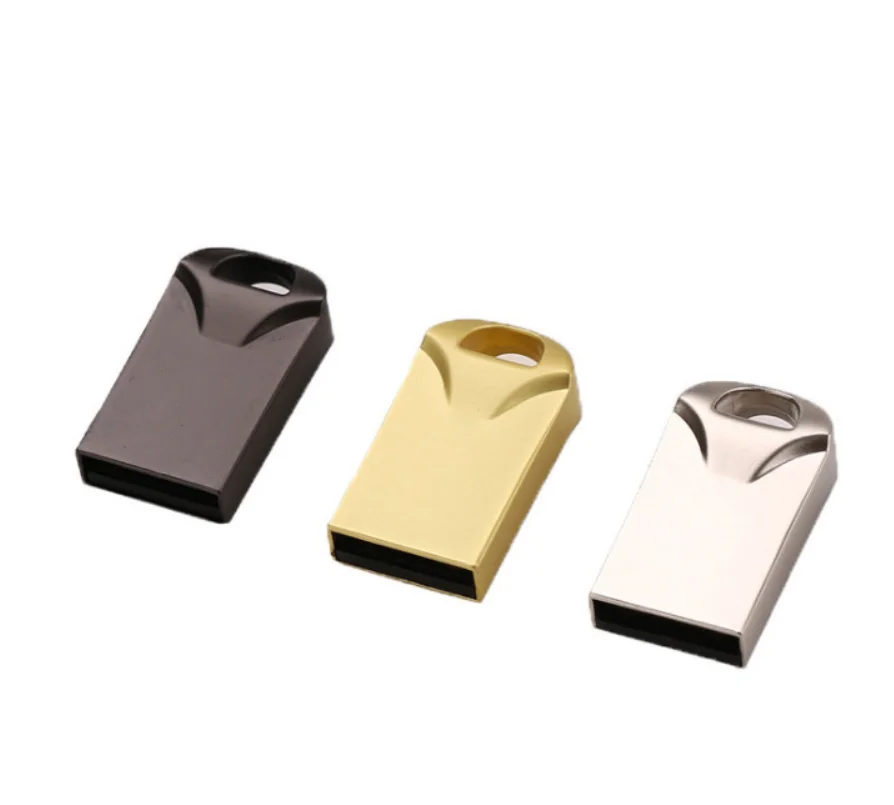 Real Mini Metal Tiny Usb Flash Drive Usb 2.0 4gb 8gb 16gb 32gb Pen Drive Memory Flash Card Memory Disk Usb Stick Key - ANKUX.COM