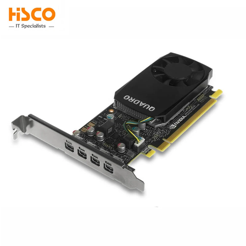 GPU Video Graphics Card Quadro P1000 4GB GDDR5 Low Profile 4 DP Mini