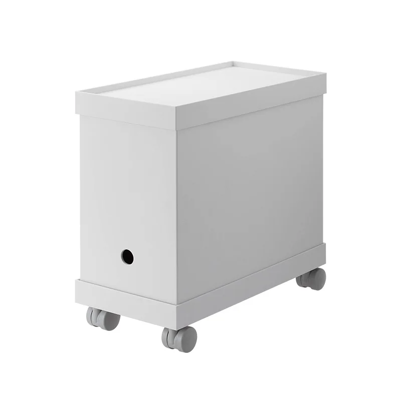SHIMOYAMA Plastic Office Storage Box File Desk Organizer Sets Home Sundries Containers for Cabinet With Lid and Wheel