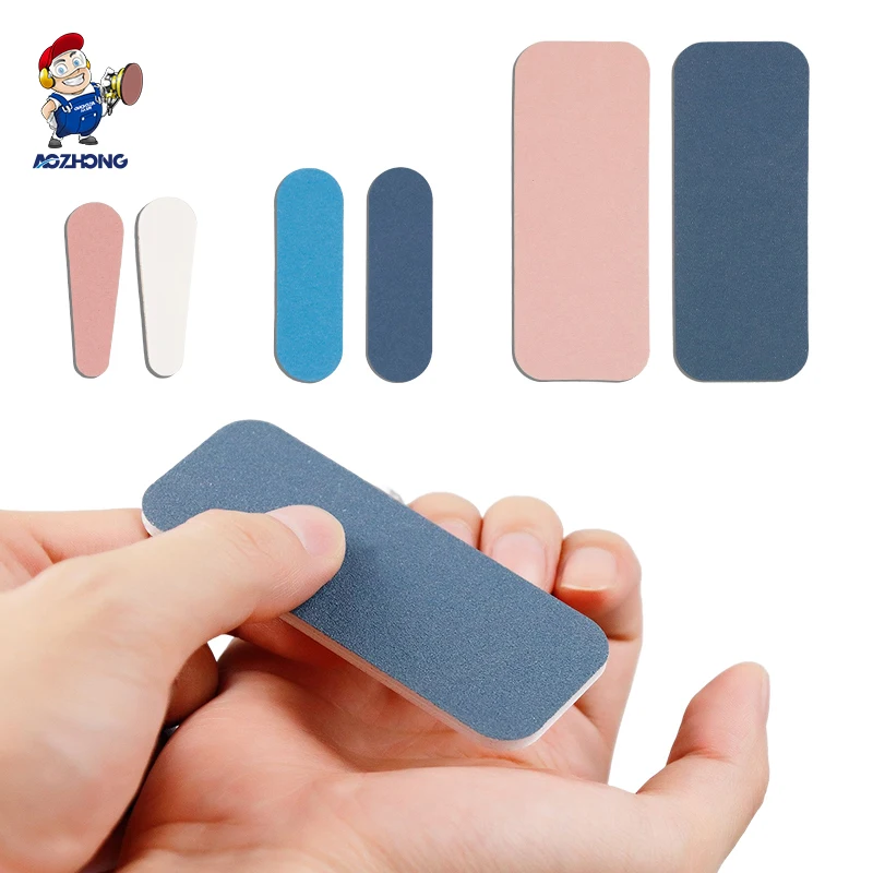 Высококачественная наждачная бумага многоразовая пилка для ногтей в японском стиле «Зебра» 100 / 180 маникюра и педикюра